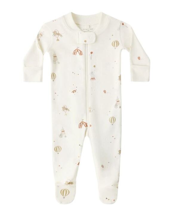 Quincy Mae Other - Quincy Mae Zip Long Sleeve Sleeper Footie Carnival Circus Newborn NB